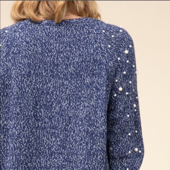 Blue Heather knit cardigan - Picture 7 of 9